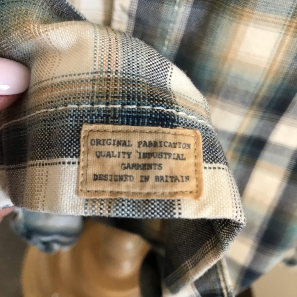 North Coast Marks & Spencer Oversized Plaid Shirt - Size Large - Picture 12 of 13